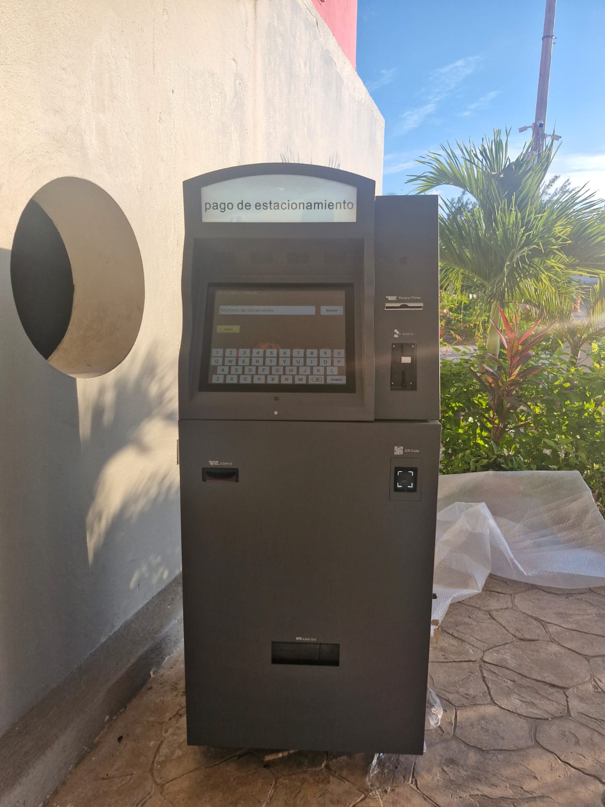 Kiosco de pago para estacionamientos